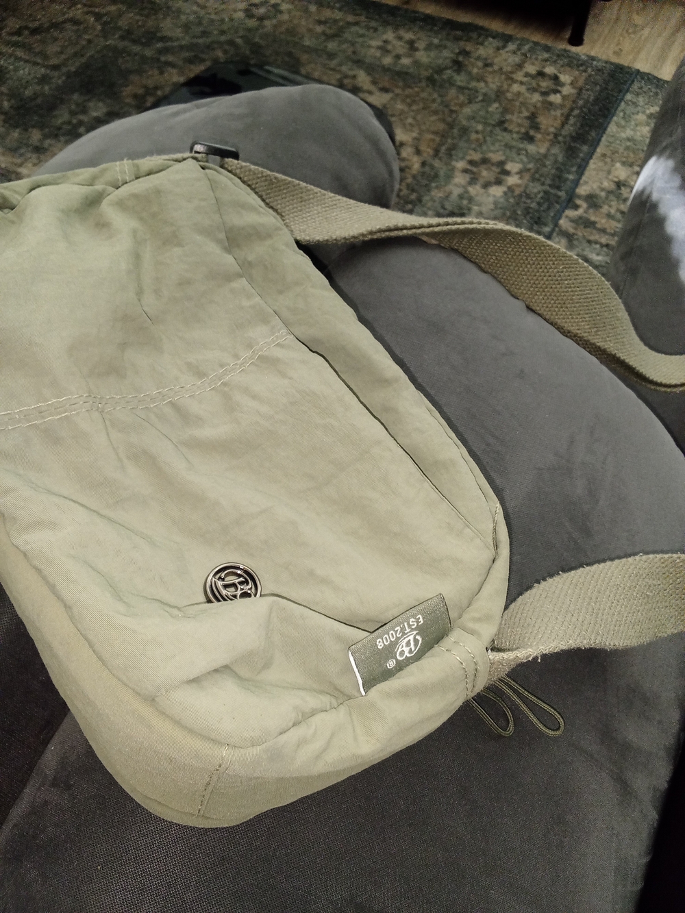 Bobo Choses Olive Green Crossbody with Woven Strap